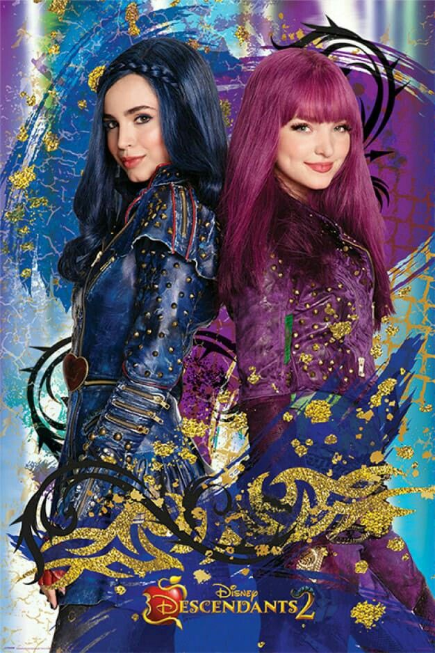 Pin By Squashage✨ On Descendants - Mal And Evie Descendants 2 , HD Wallpaper & Backgrounds