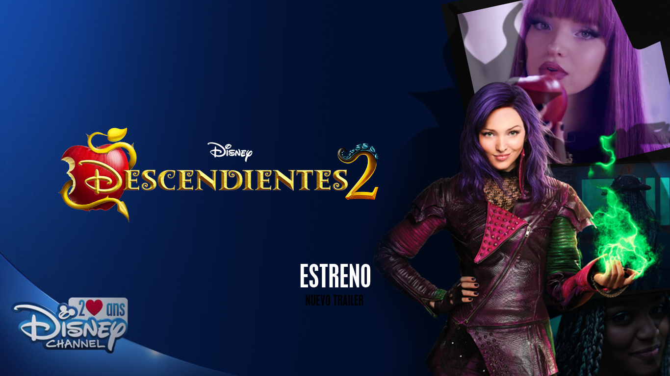 Disney Channel Estreno Nuevo Trailer De Descendientes - Disney Descendant , HD Wallpaper & Backgrounds