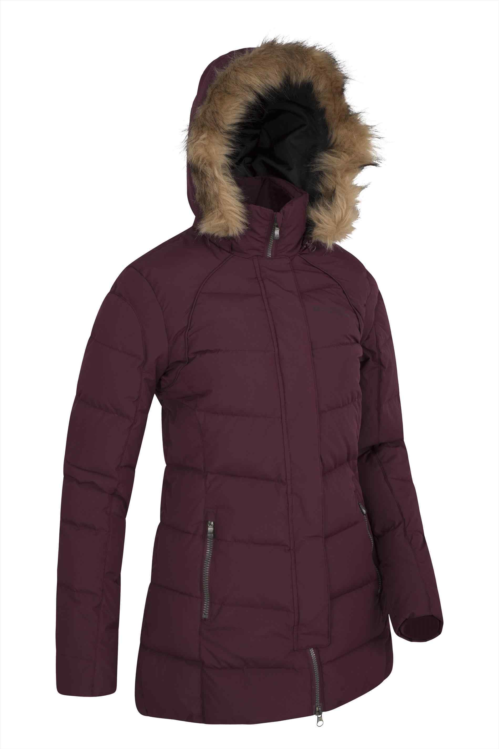Low Price Down Coats Womens Full Length Down Coat With - Fur Clothing , HD Wallpaper & Backgrounds