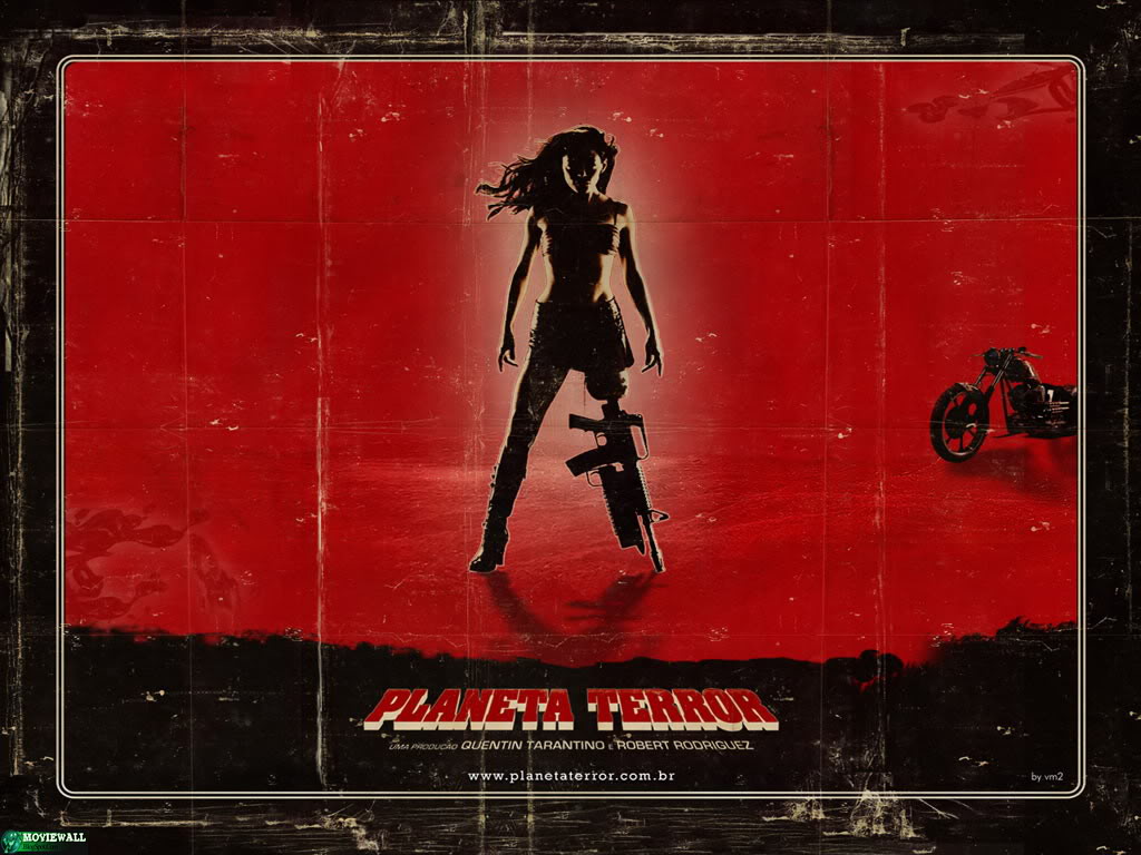 Planet Terror Wallpaper - Tarantino Poster Planet Terror , HD Wallpaper & Backgrounds