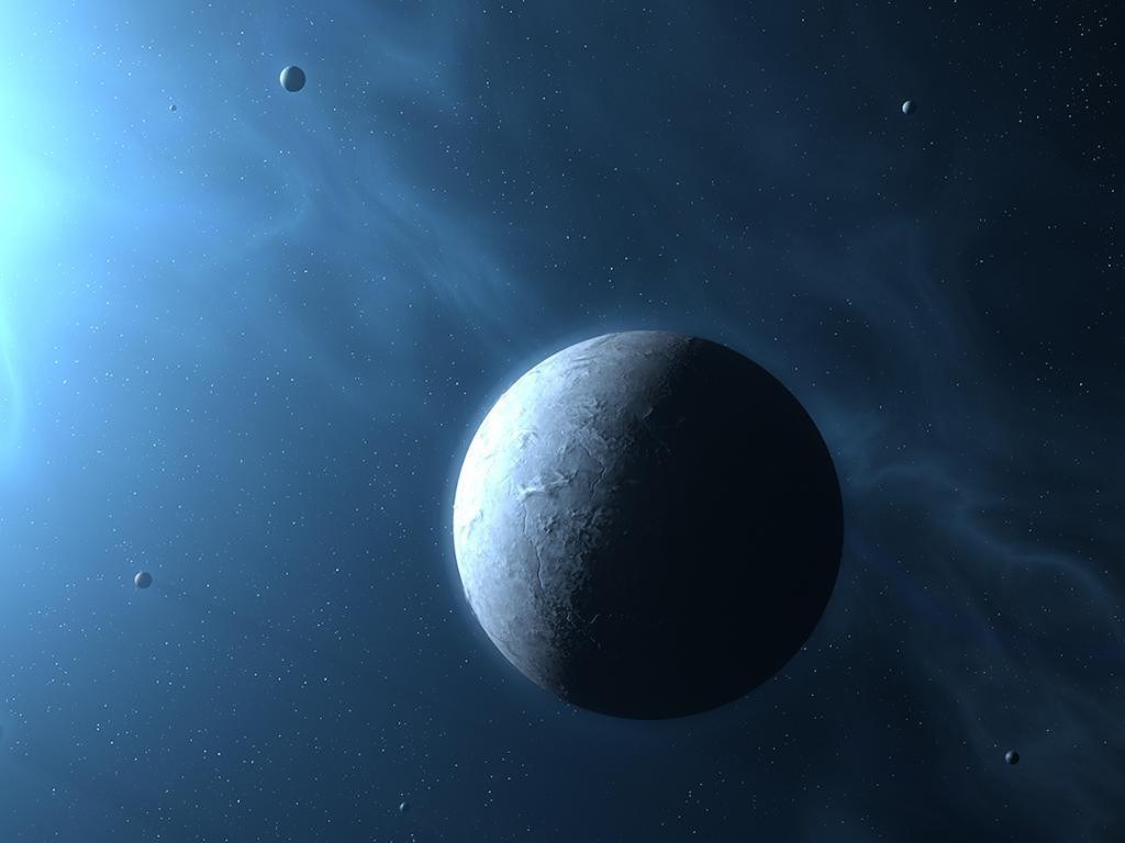 Planeta Helado - Outer Space , HD Wallpaper & Backgrounds