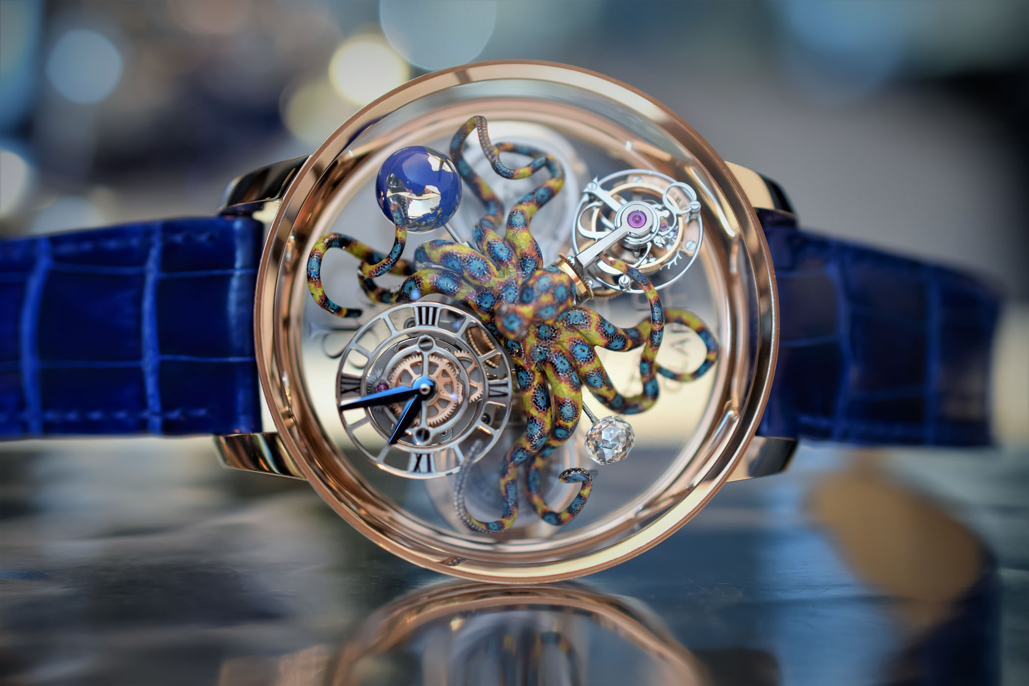 Astronomia Tourbillon Clarity Octopus Extravagant But - Jacob And Co Octopus , HD Wallpaper & Backgrounds