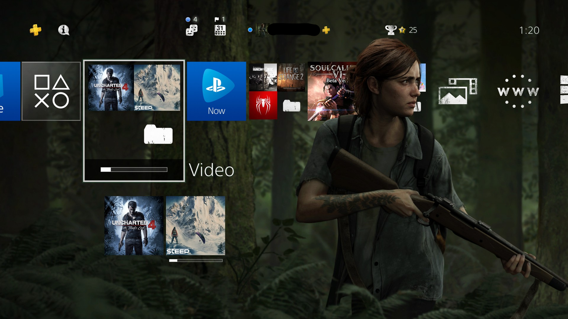 [image] The Last Of Us Part Ii Ellie Theme Overlaps - Last Of Us 2 Theme , HD Wallpaper & Backgrounds