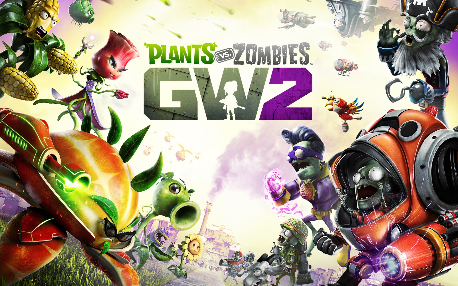 7 Plants Vs - Pvz Garden Warfare 2 , HD Wallpaper & Backgrounds