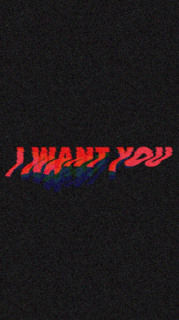 I Want You // Red And Black - Darkness , HD Wallpaper & Backgrounds