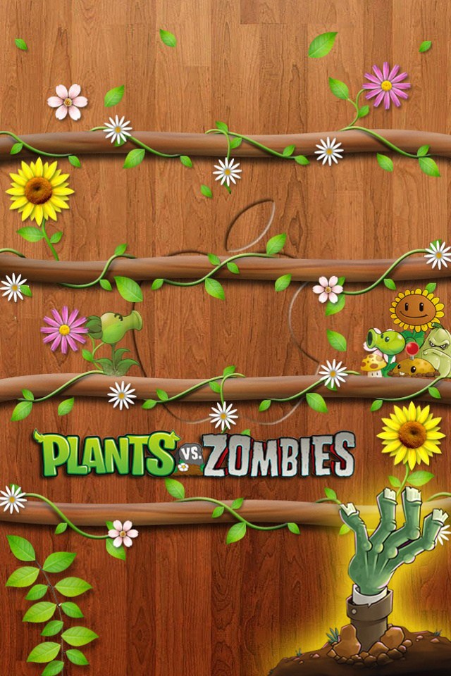 Plants Vs Zombies Iphone Wallpaper Wallpapersafari - Home Screen Wallpaper Apps , HD Wallpaper & Backgrounds
