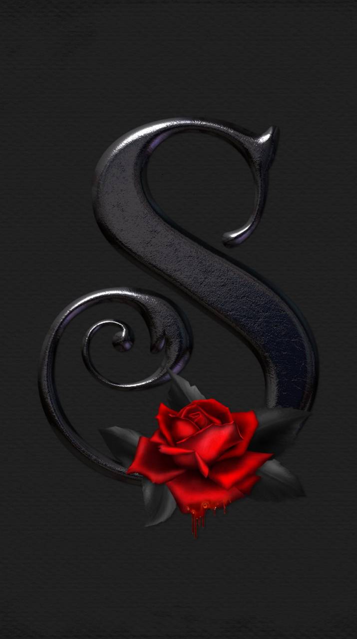 Letter S Rose Wallpaper By Konig • Zedge™ - S Rose Wallpaper Hd , HD Wallpaper & Backgrounds