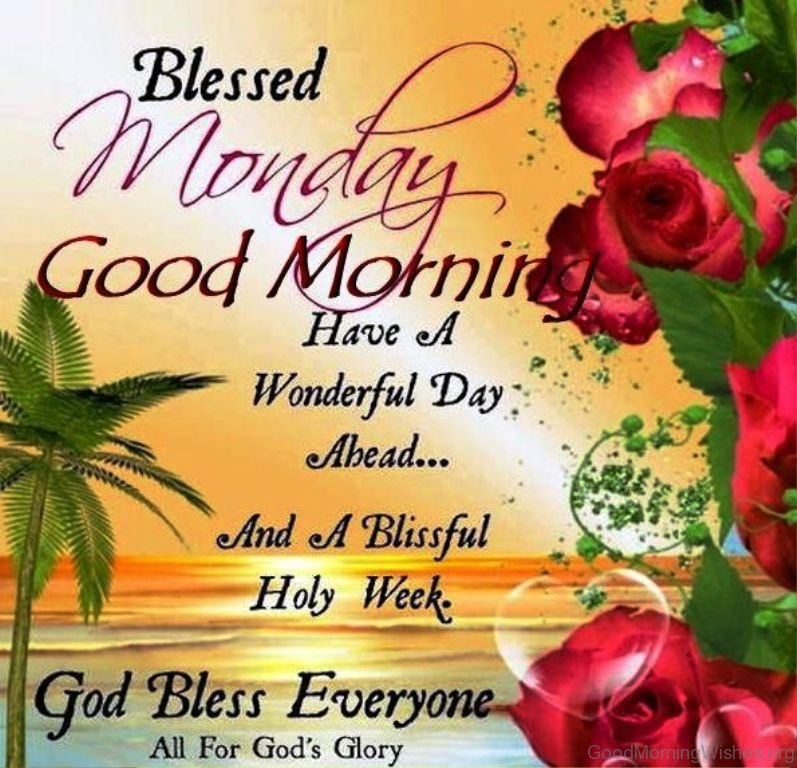 Latest 34 Monday Good Morning Wishes This Week - Good Morning Easter Monday , HD Wallpaper & Backgrounds