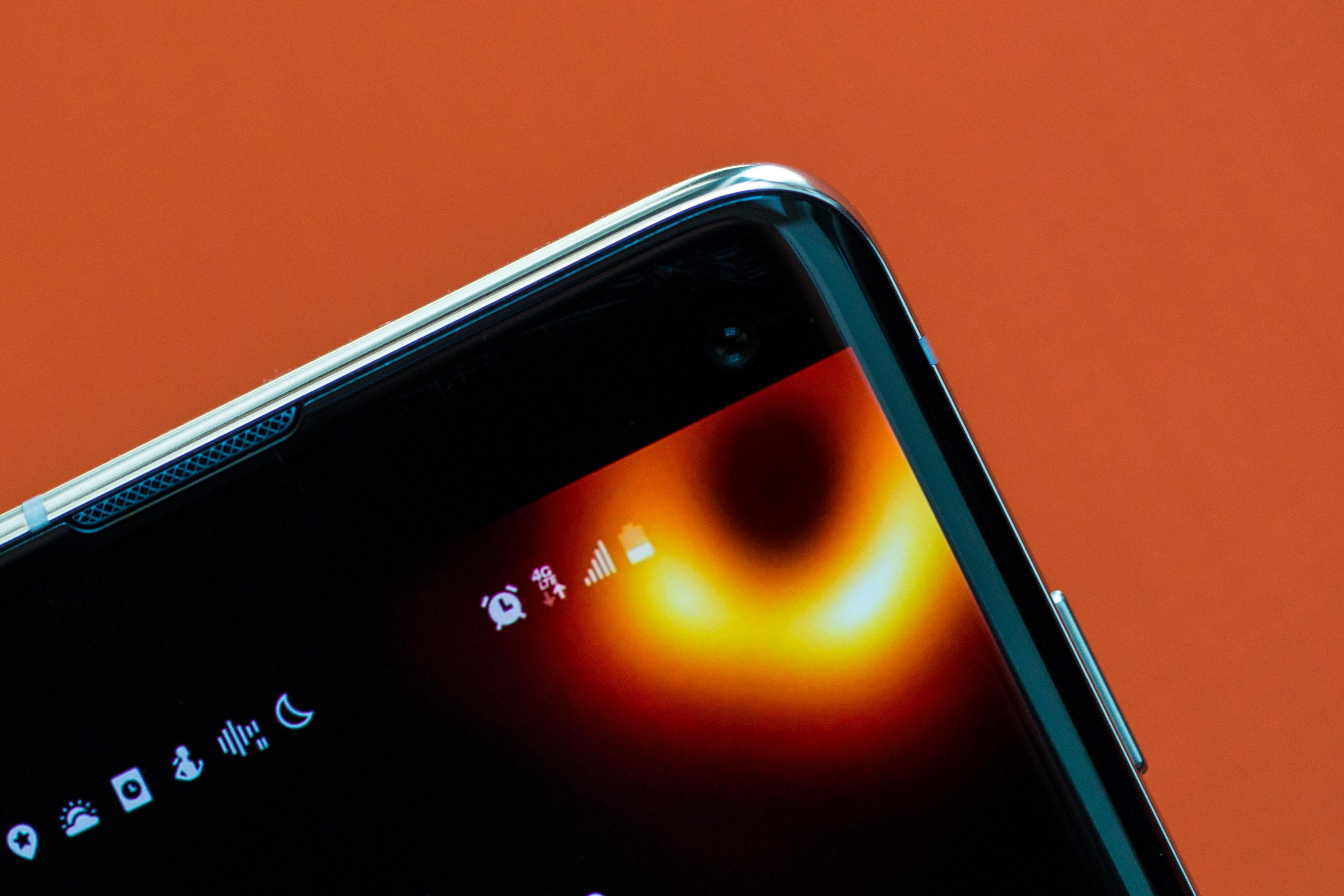 The Galaxy S10 - Galaxy S10 Black Hole , HD Wallpaper & Backgrounds