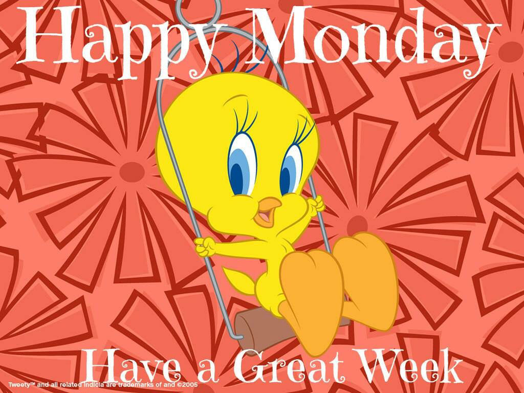 Tweety Happy Monday Have A Great Week - It's Monday Have A Great Week , HD Wallpaper & Backgrounds