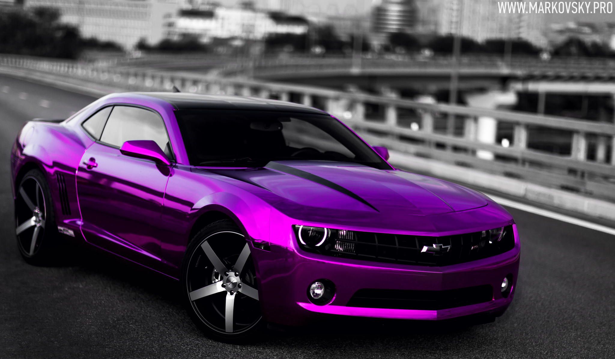 Purple Camaro 2015 - Chevrolet Camaro Purple , HD Wallpaper & Backgrounds