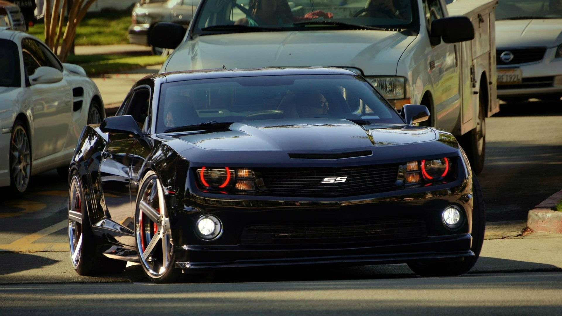 Camaro Chevrolet Ss 4k Ultra Hd Wallpaper - 2015 Camaro Rs Custom , HD Wallpaper & Backgrounds