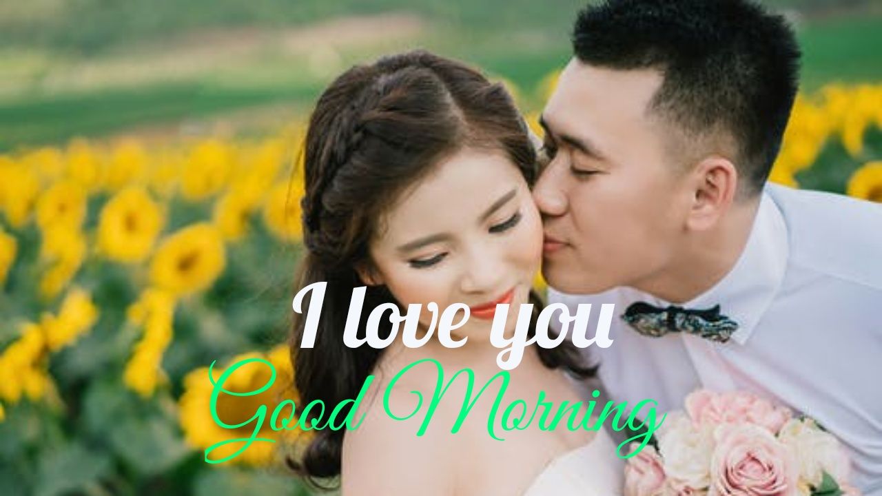 Good Morning Kiss Wallpaper 1057465 Source - Best Wedding Tarpaulin Design , HD Wallpaper & Backgrounds