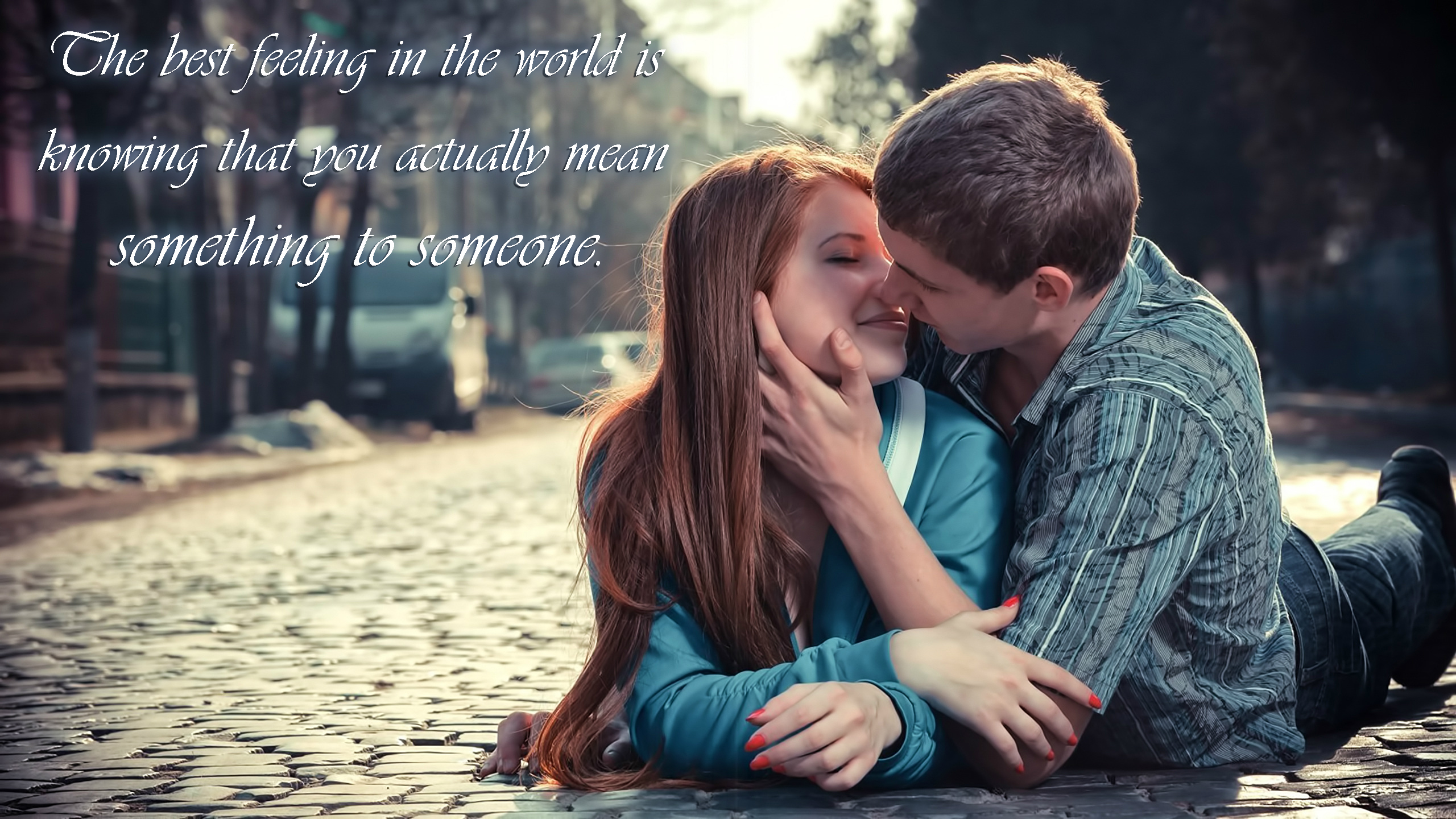 Cute Kissing Couple - World Best Cute Couple , HD Wallpaper & Backgrounds