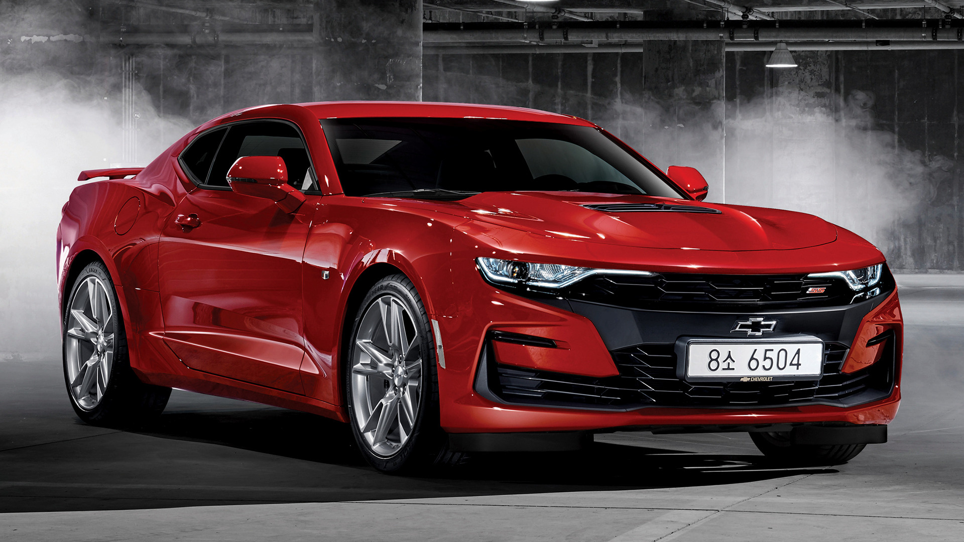 Hd 16 - - Camaro Ss 2019 Red , HD Wallpaper & Backgrounds