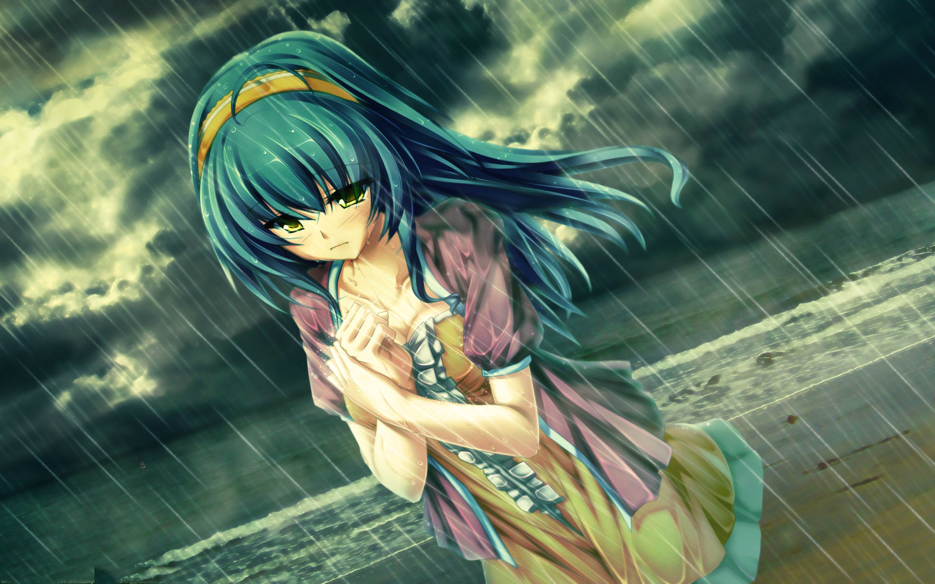 Sad Anime Girl Hd Wallpapers - Anime Girl Sad Wallpaper Hd , HD Wallpaper & Backgrounds