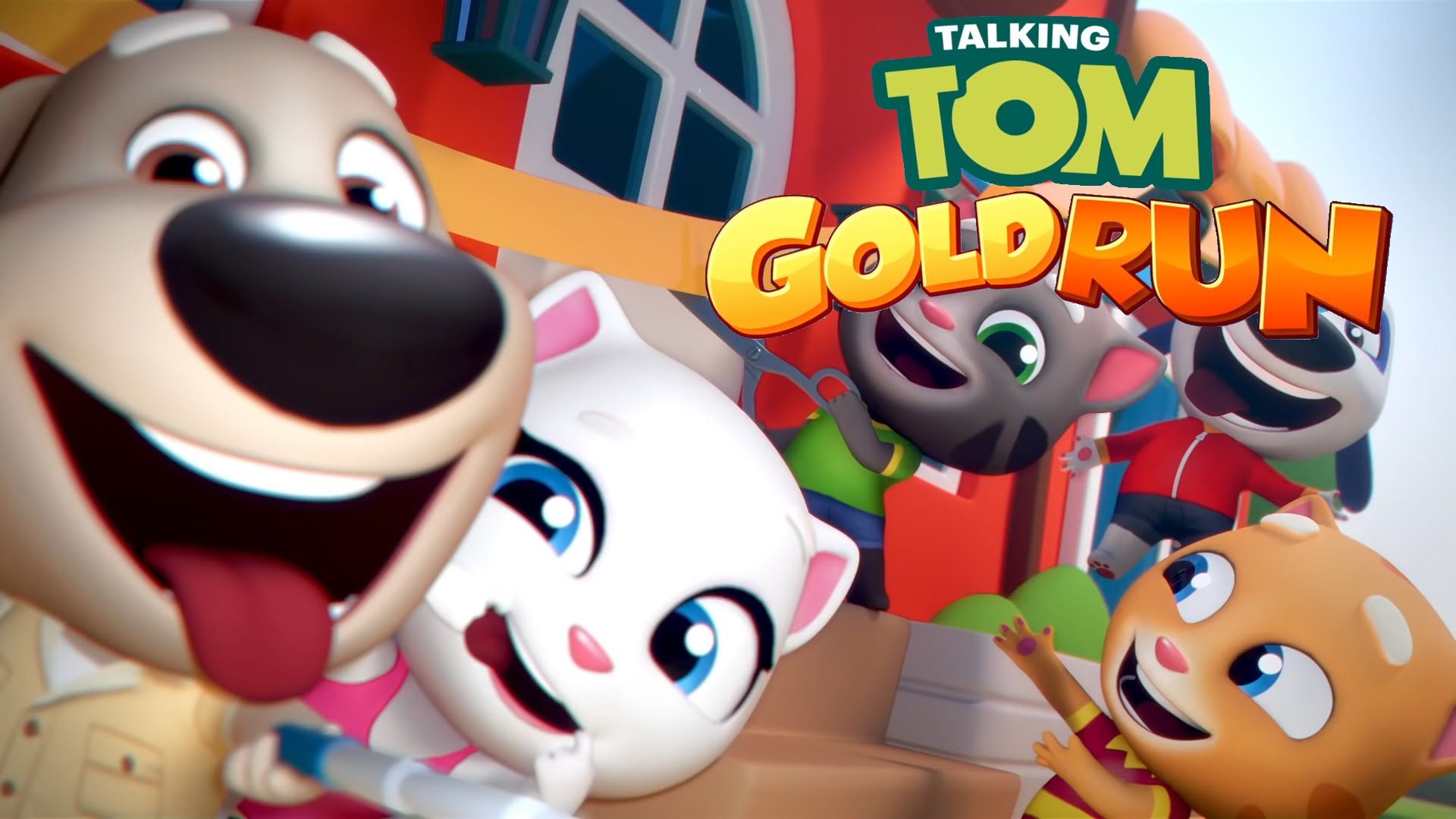 Talking Tom Gold Run Iphone/ipod Touch/ipad Gameplay - Talking Tom Gold Run Wallpaper Hd , HD Wallpaper & Backgrounds