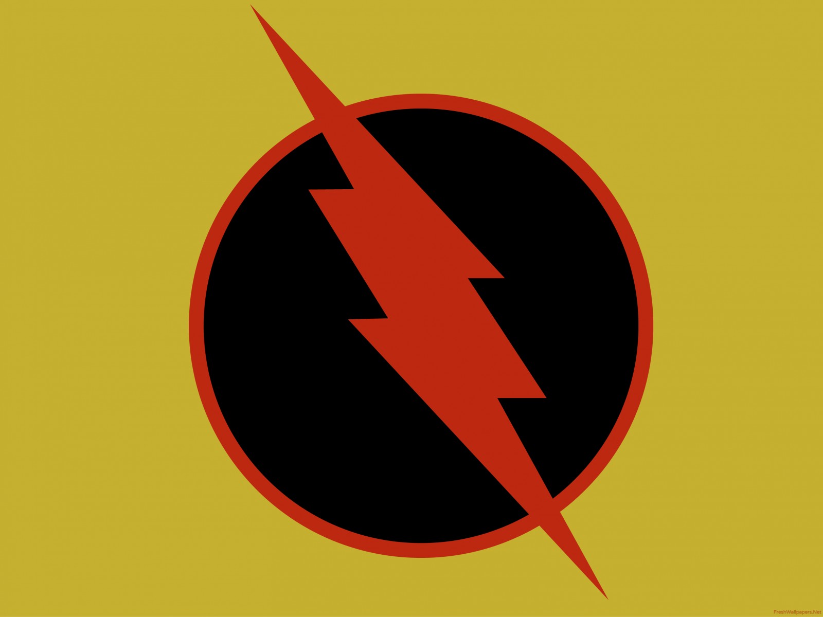 Flash Comic Logo Wallpaper - Illustration , HD Wallpaper & Backgrounds