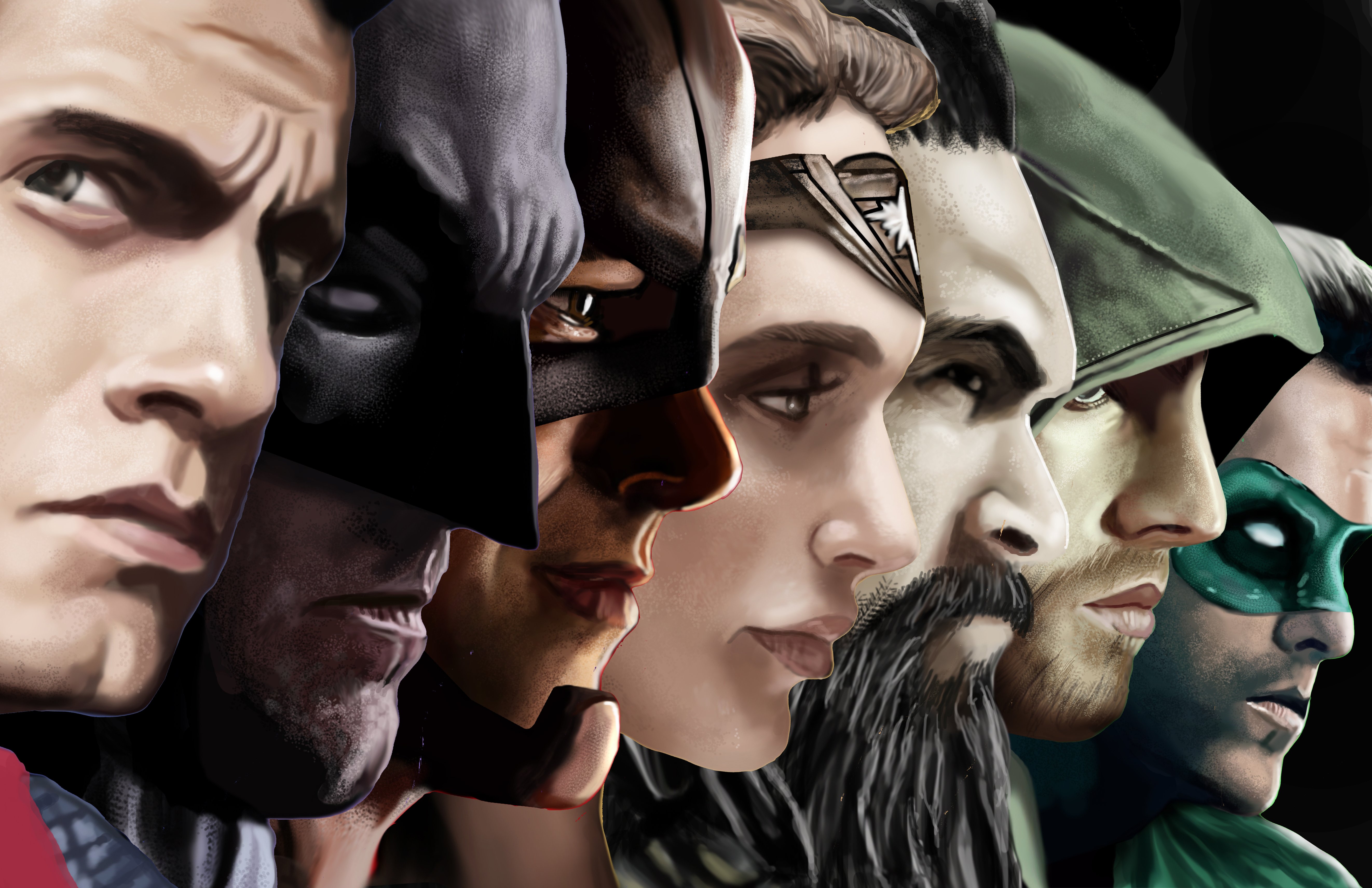 Justice League Superheroes Artwork - Liga De La Justicia 2 , HD Wallpaper & Backgrounds