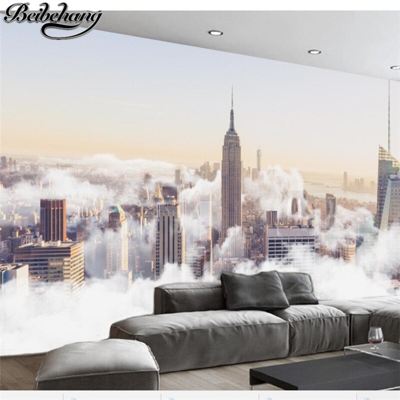 Beibehang Custom Large Fresco 3d Photo Wallpapers Abstract - New York Architecture Background , HD Wallpaper & Backgrounds