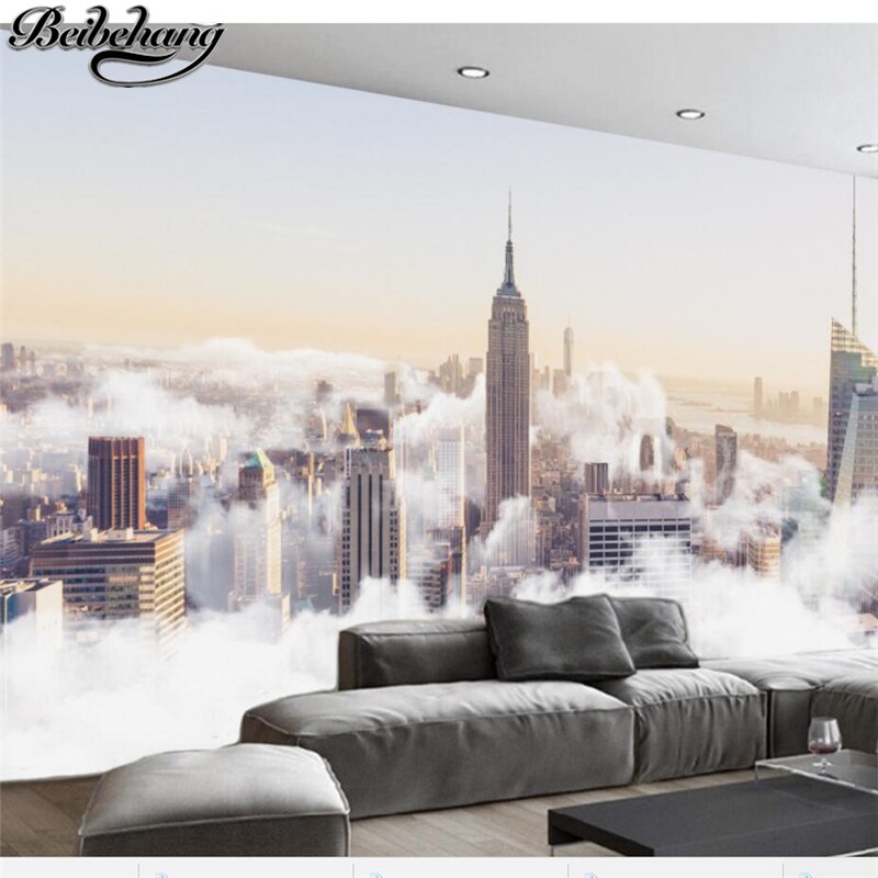 Beibehang Custom Large Fresco 3d Photo Wallpapers Abstract - New York Architecture Background , HD Wallpaper & Backgrounds
