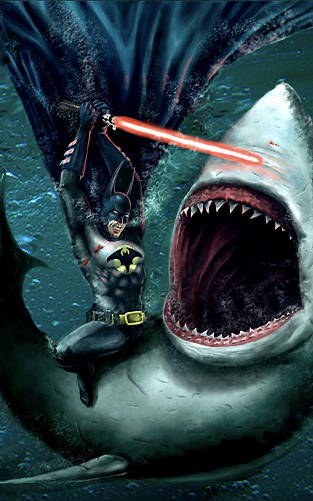 Batman V Shark , HD Wallpaper & Backgrounds