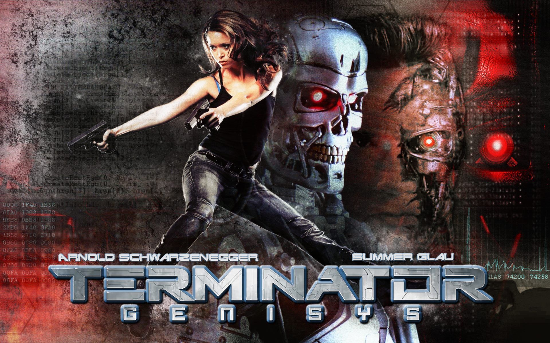 Terminator Genisys Hd Wallpaper - Film Terminator Genisys 2015 , HD Wallpaper & Backgrounds