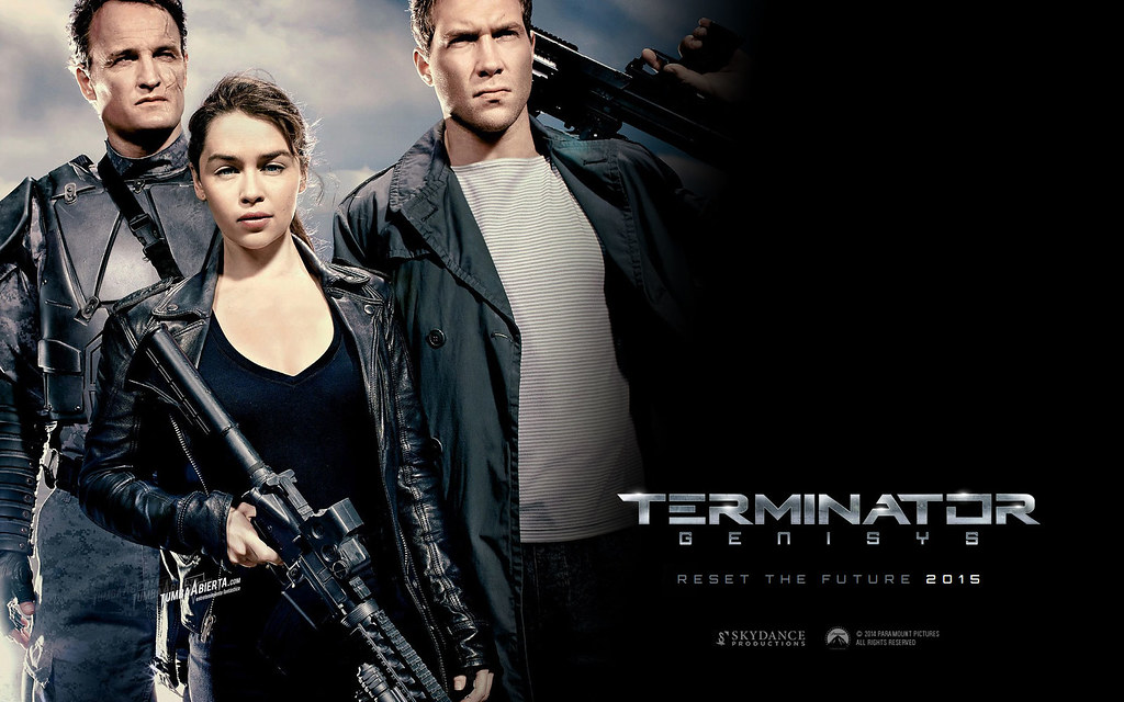 Stylishhdwallpapers Terminator Genisys Reset Future - Terminator Genisys 2015 Film , HD Wallpaper & Backgrounds