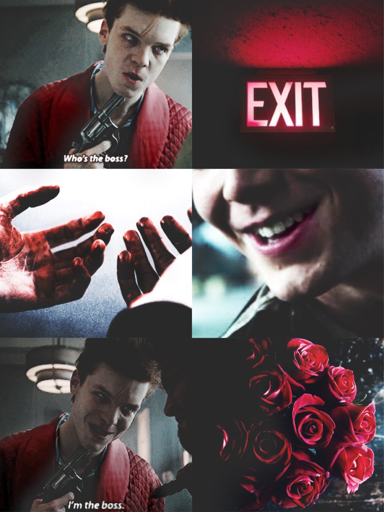 Aesthetics Jerome Valeska Red • Aesthetic Requested - Jerome Valeska Joker Quotes , HD Wallpaper & Backgrounds