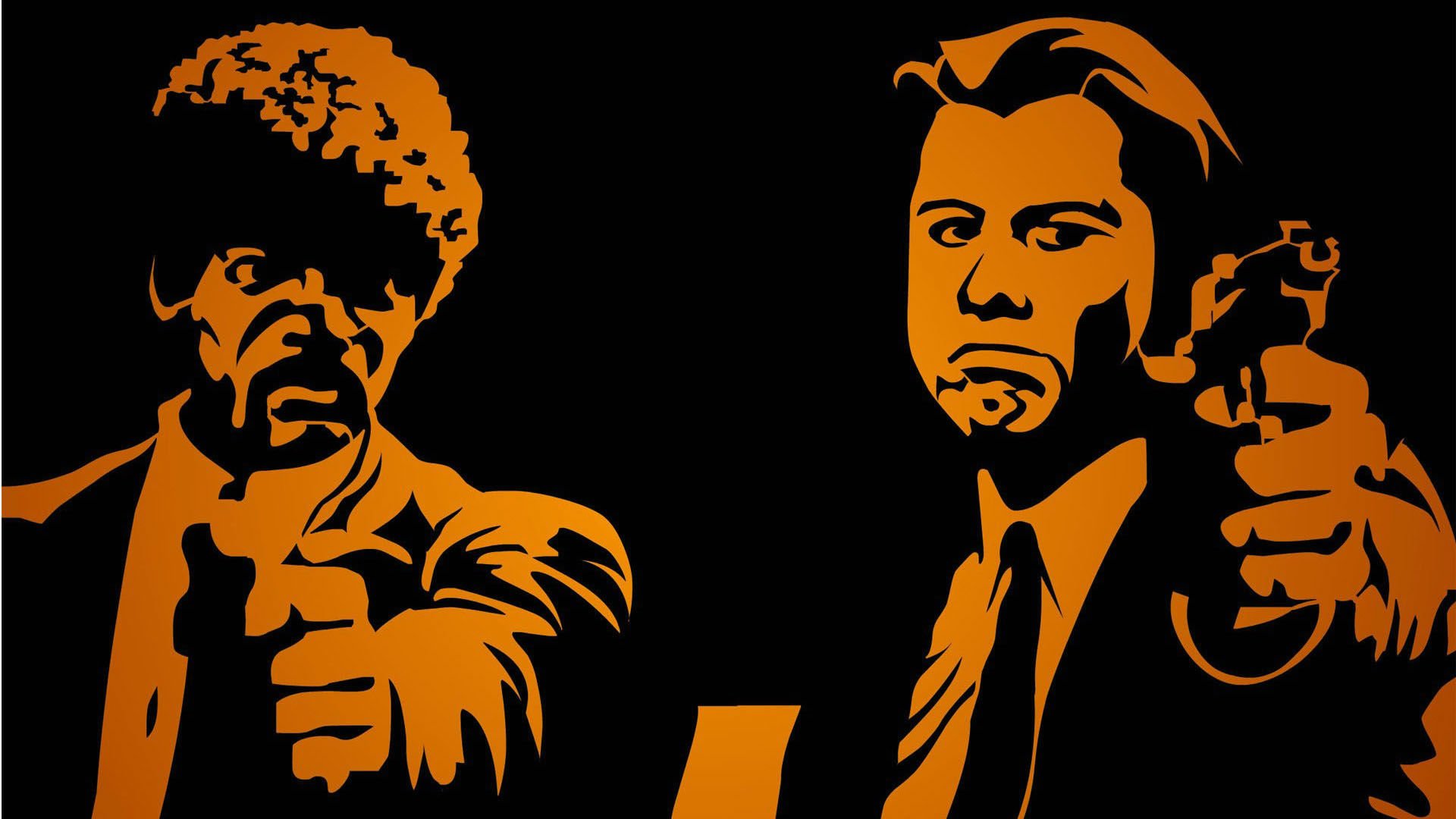 Comedy Wallpaper - John Travolta Pulp Fiction Draw , HD Wallpaper & Backgrounds