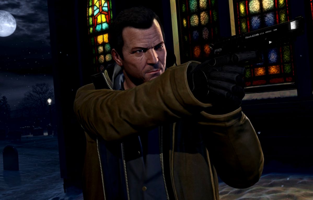 Wallpaper Gun Trunk Gun Action Michael Grand Theft - Top 10 Ppsspp Open World Games , HD Wallpaper & Backgrounds