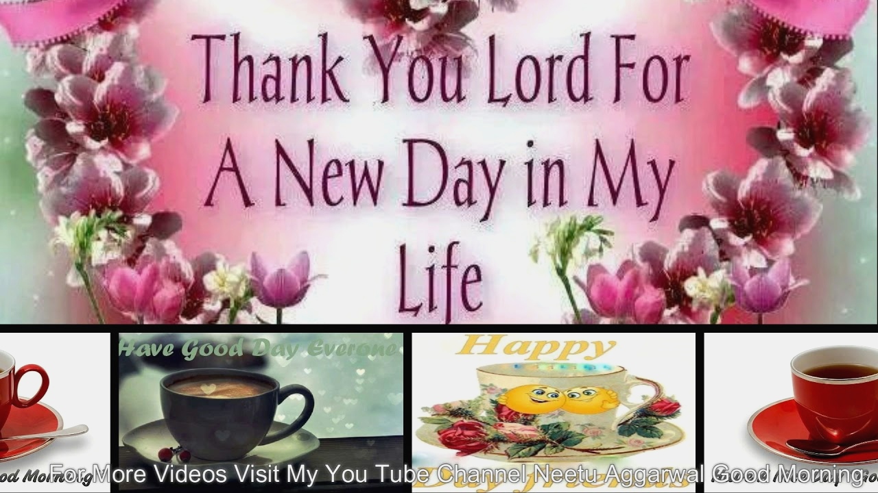 Good Morning Wishes Greetings Sms Sayings Quotes E - Thanks Lord For The New Day , HD Wallpaper & Backgrounds