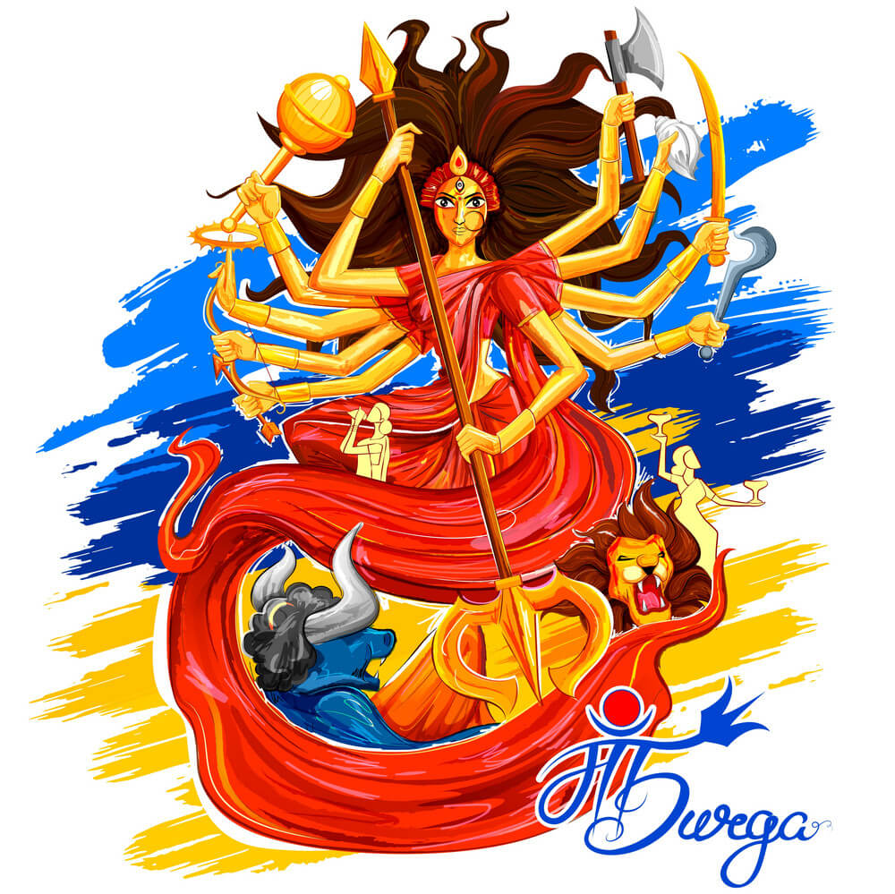 Happy Dussehra And Subho Bijoya , HD Wallpaper & Backgrounds
