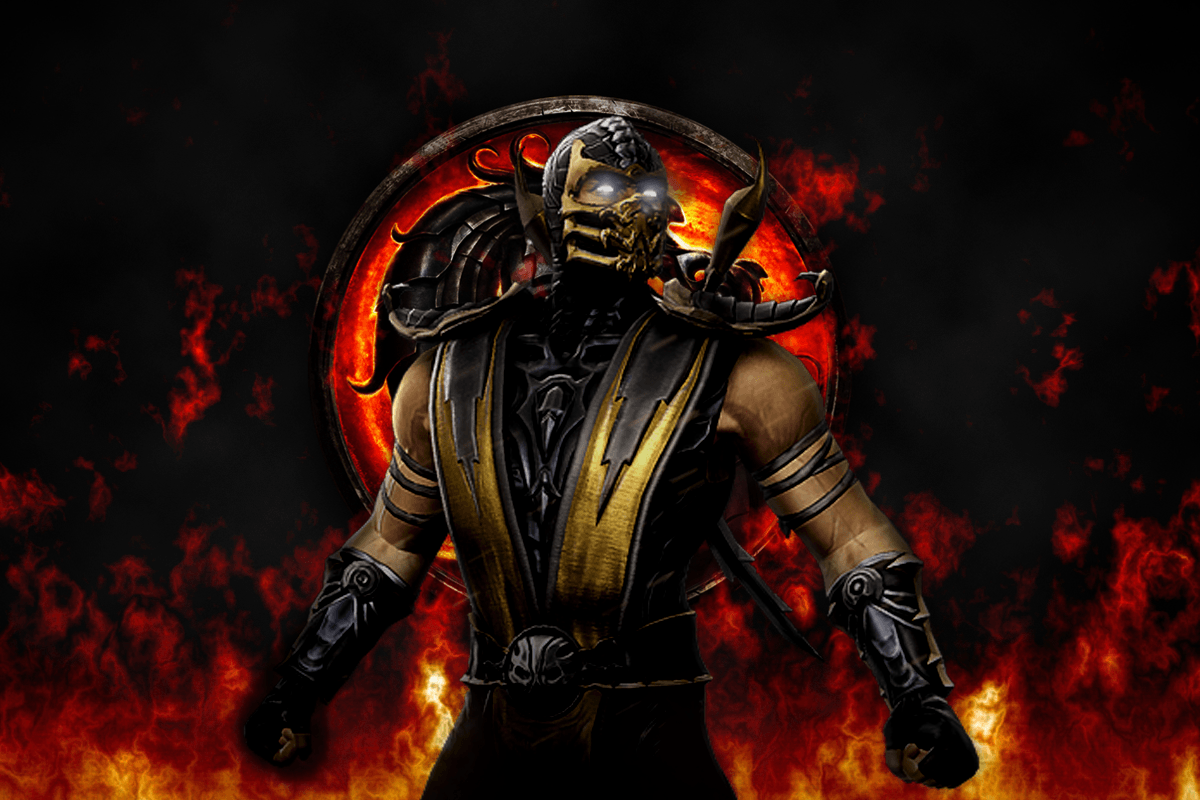 Mortal Kombat 9 Scorpion Wallpaper - Scorpion Mortal Kombat , HD Wallpaper & Backgrounds