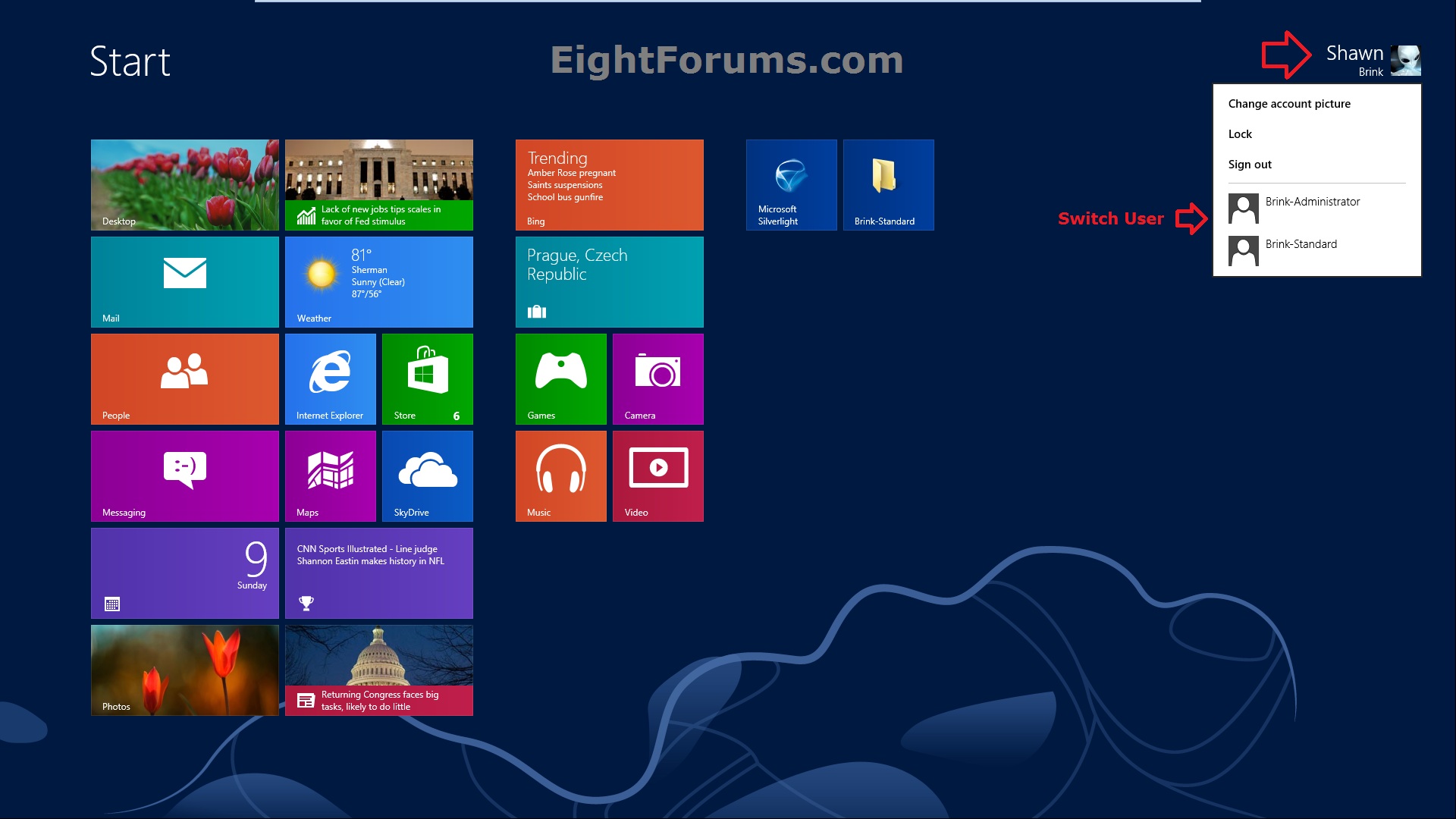 Change Lock Screen Wallpaper Windows 7 - Log Off Windows 8 , HD Wallpaper & Backgrounds