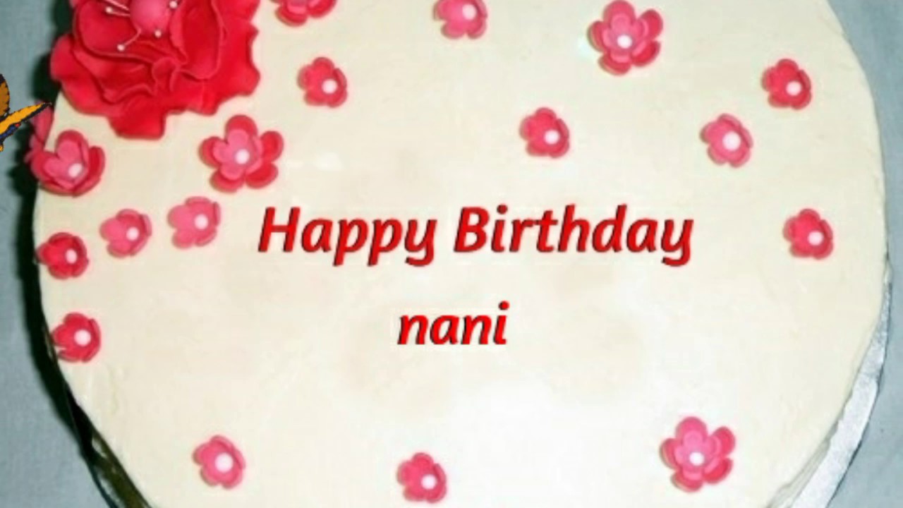 Happy Birthday Nani - Happy Birthday Cake With Name Moon , HD Wallpaper & Backgrounds