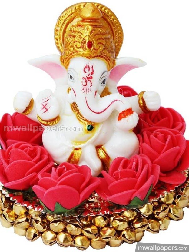 Download As Android/iphone Wallpaper - Lord Ganesha Cute Hd , HD Wallpaper & Backgrounds