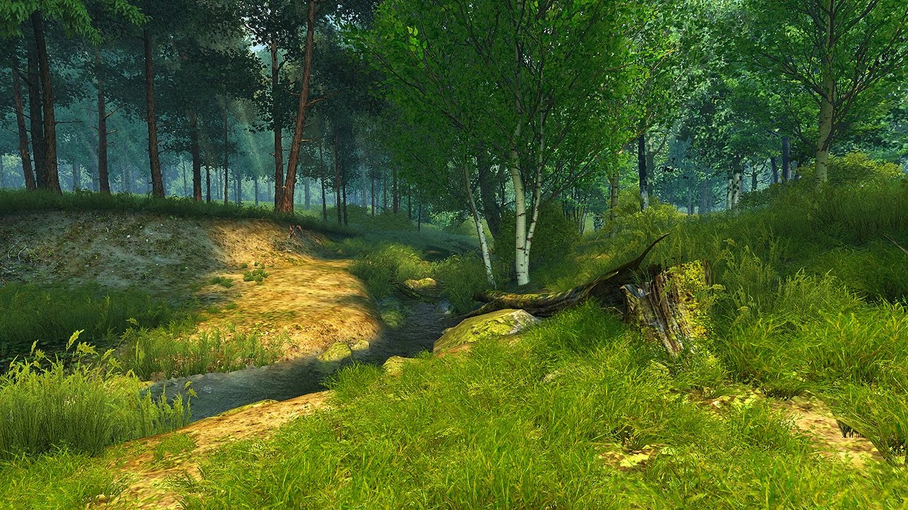 #screensaver #windows #desktopcustomization - Hd 3d Forest , HD Wallpaper & Backgrounds