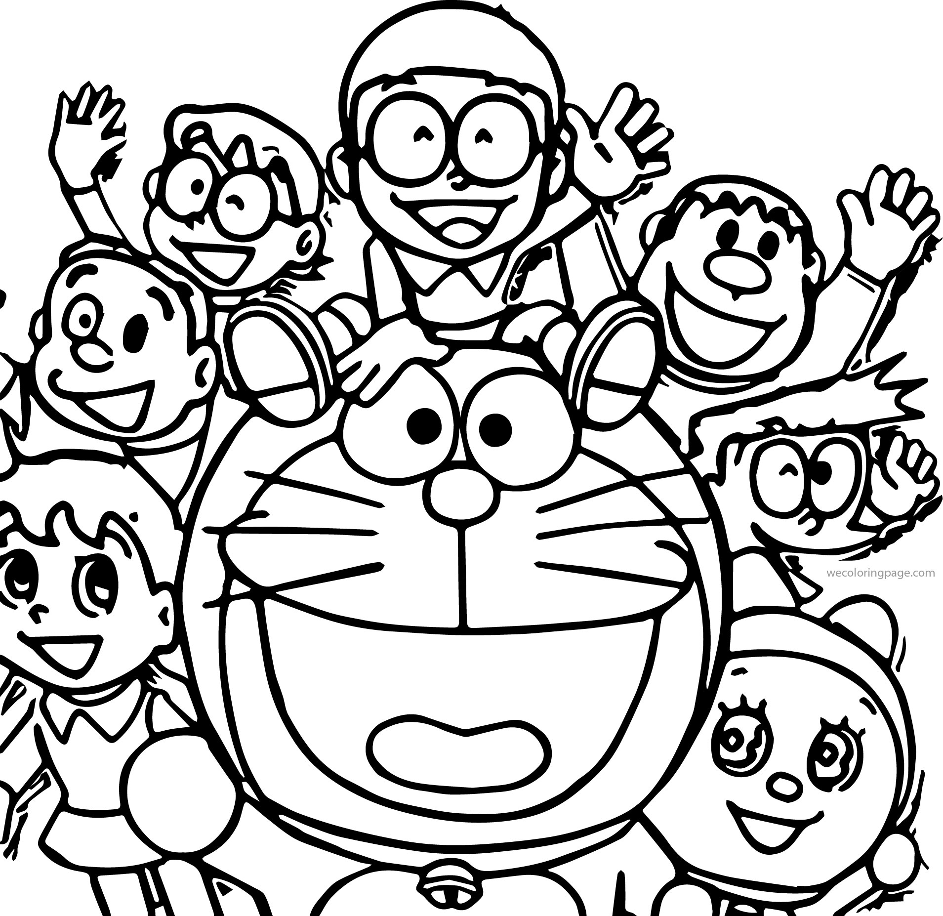 Download Doraemon Wallpaper Coloring Page - Coloring Sheet Doraemon On