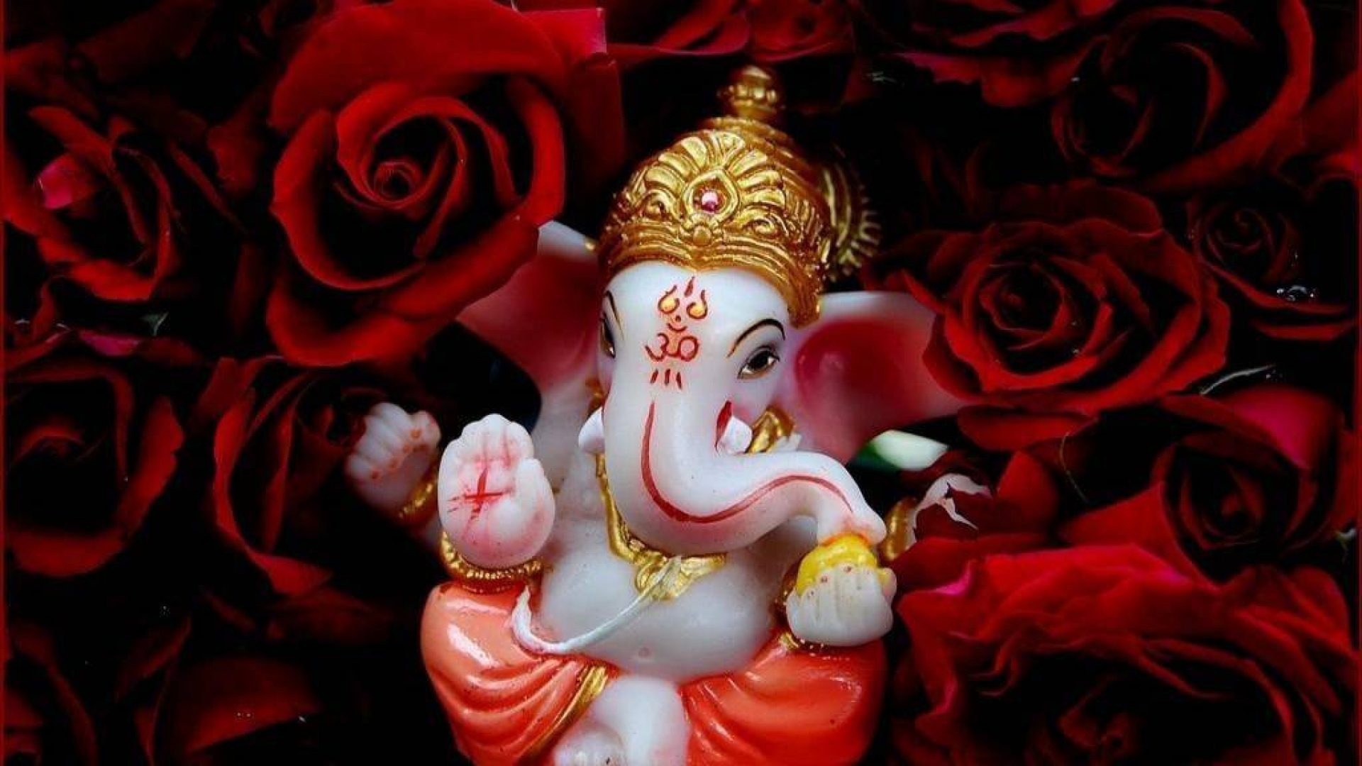 Shree Ganeshji Hd Wallpaper - Cute Lord Ganesha Hd , HD Wallpaper & Backgrounds