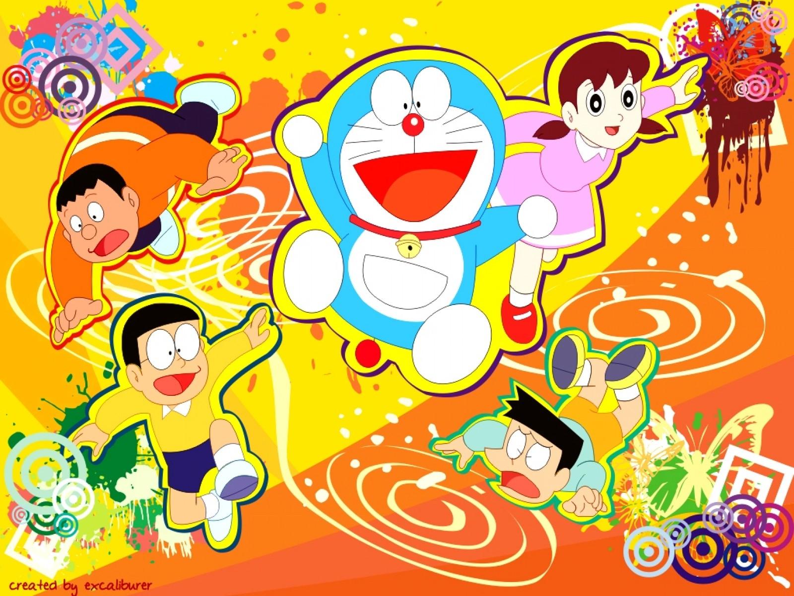 Hiroshi Fujimoto, Shin-ei Animation, Studio Pierrot, - Doraemon Group Cartoon Drawing , HD Wallpaper & Backgrounds