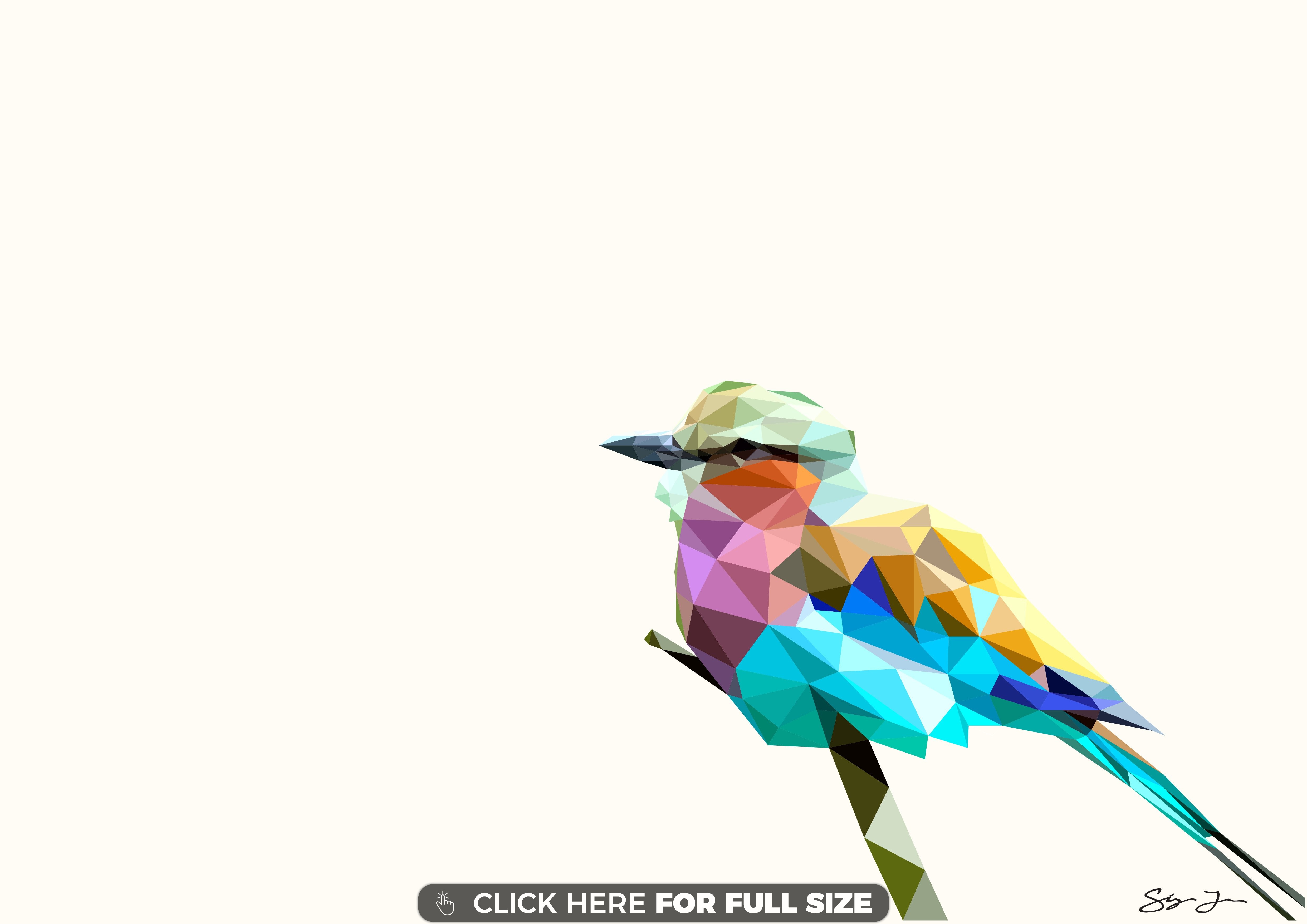 Bird Wallpaper Wallpapers Photos And Desktop Backgrounds - Polyart , HD Wallpaper & Backgrounds