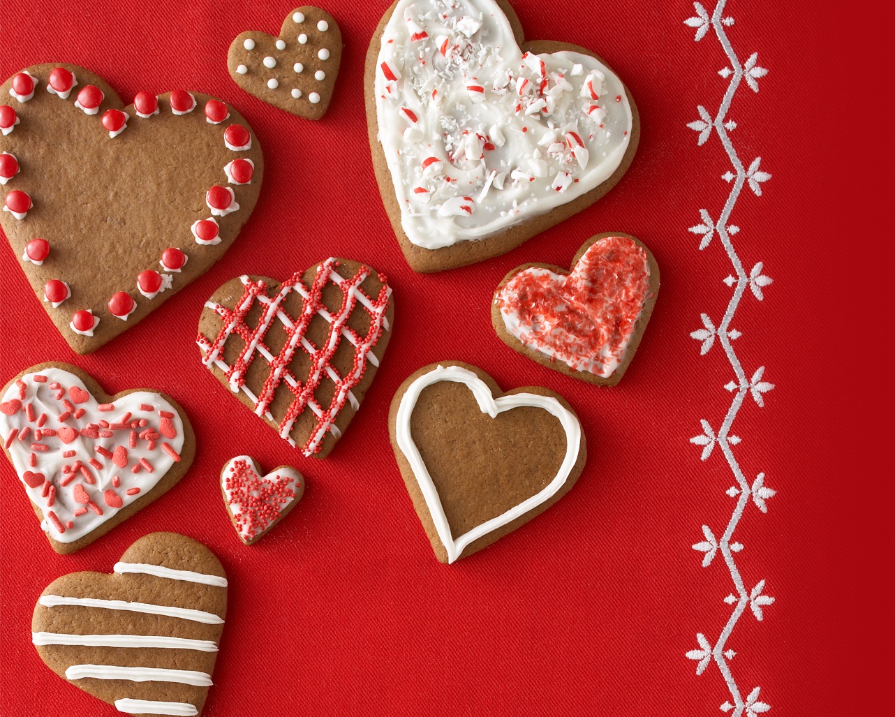 Cookies Valentines Day Wallpaper For Desktop - Cute Valentines Day Backgrounds , HD Wallpaper & Backgrounds