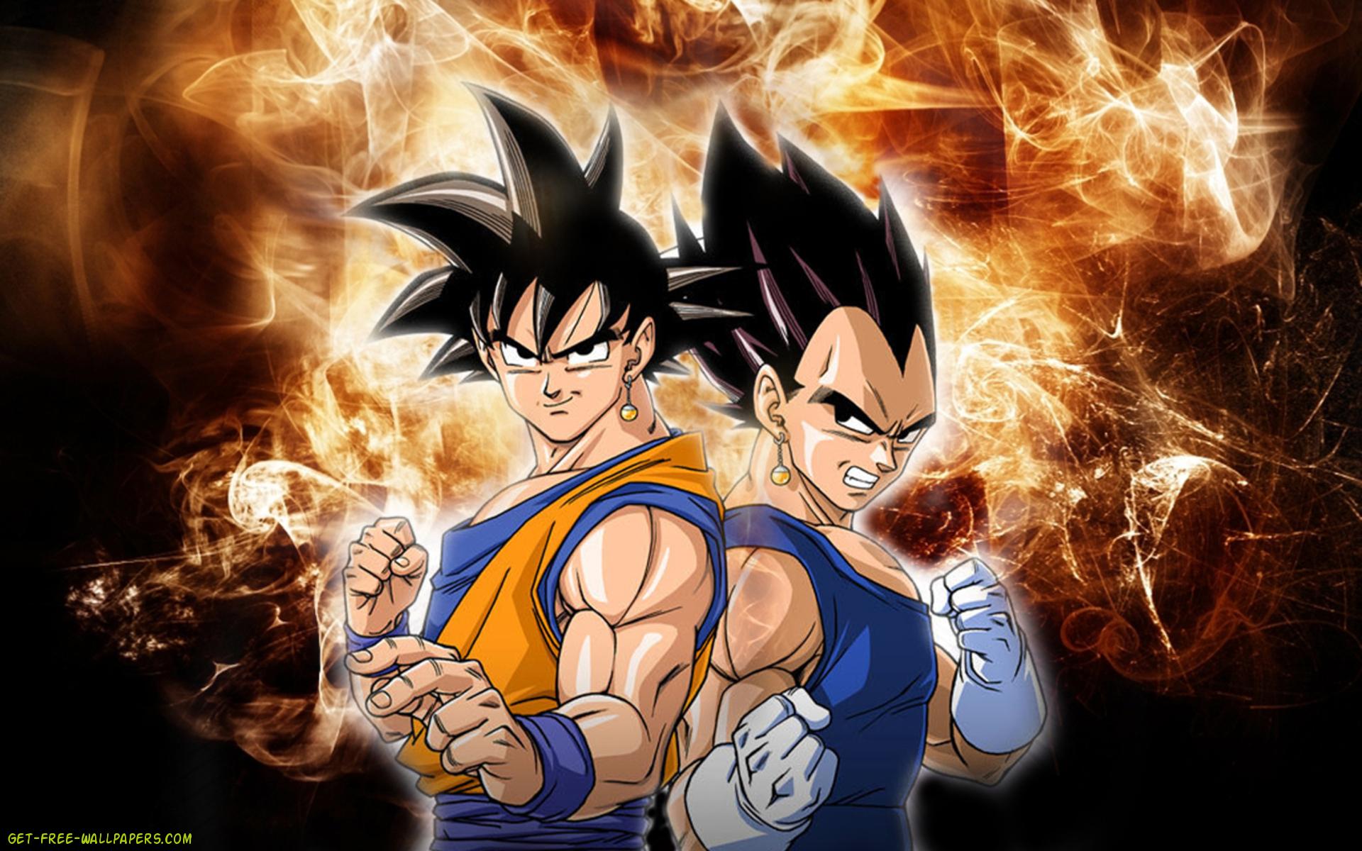 Free Vegeta Wallpaper - Goku And Vegeta Wallpaper Hd , HD Wallpaper & Backgrounds