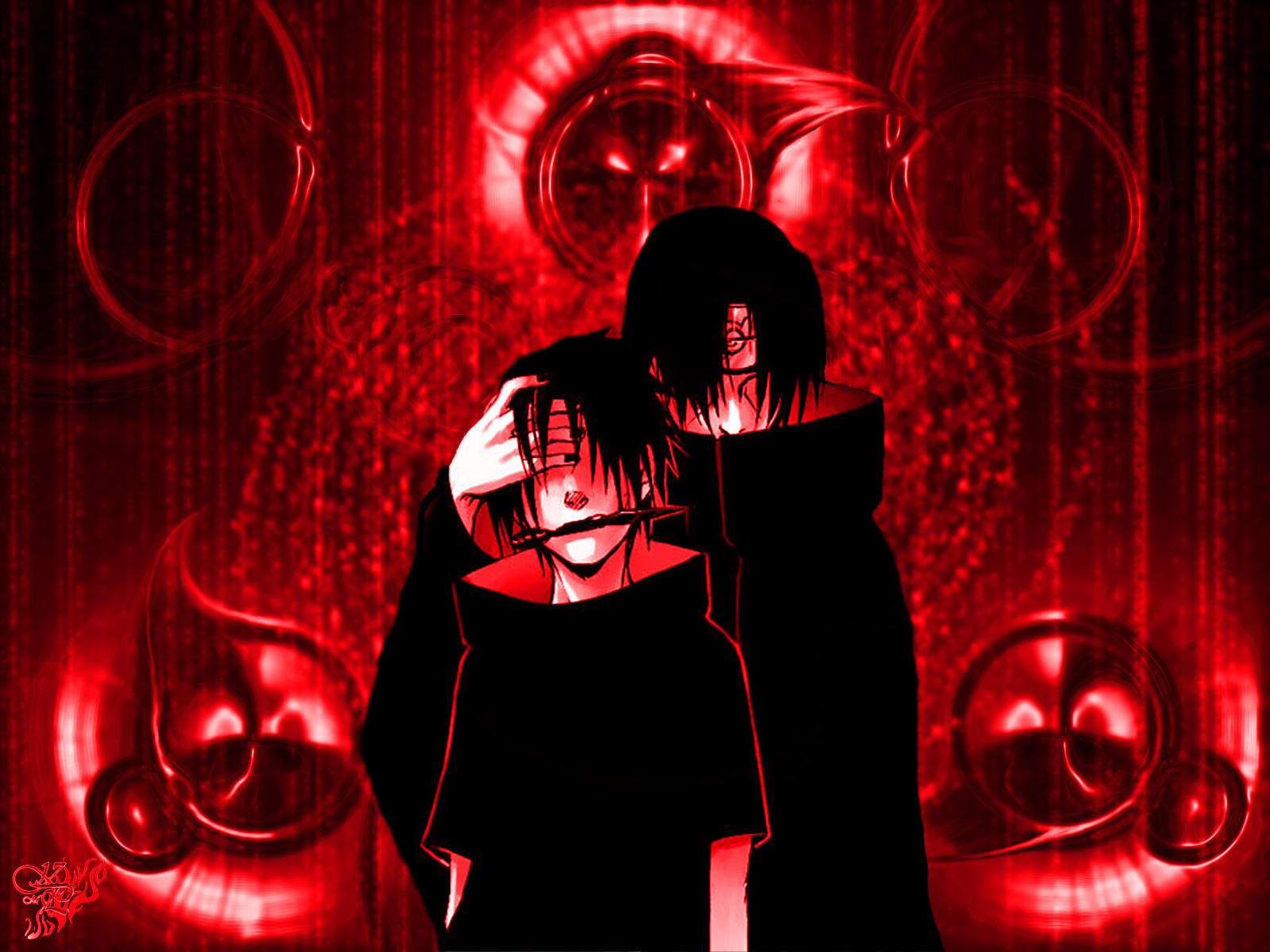 Itachi And Sasuke - Sasuke And Itachi Uchiha , HD Wallpaper & Backgrounds