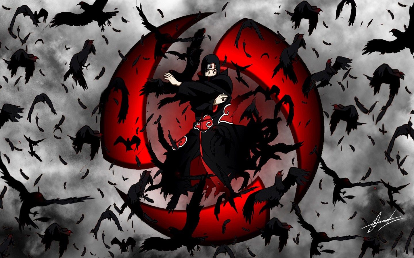 Fond Cran Manga Naruto Itachi Achblog - Naruto Itachi Wallpaper Hd , HD Wallpaper & Backgrounds