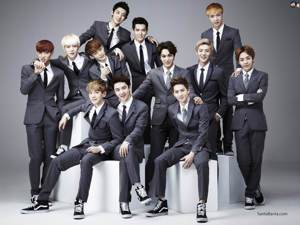 Exo - Exo 12 Members , HD Wallpaper & Backgrounds