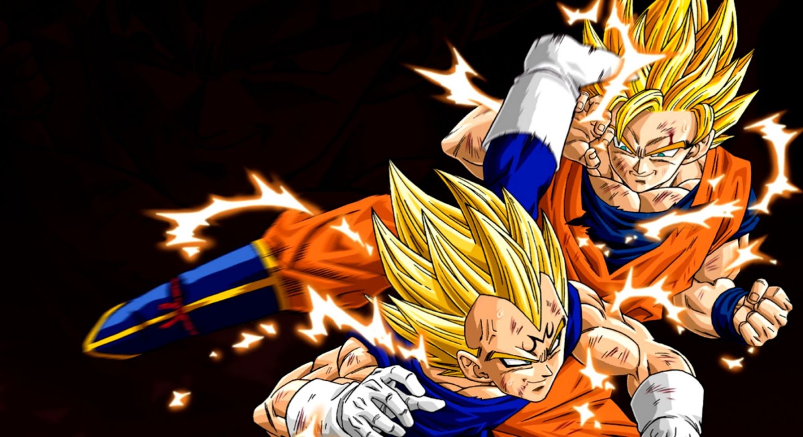 Goku And Vegeta Wallpaper 59 Pictures - Dragon Ball Z Hd , HD Wallpaper & Backgrounds