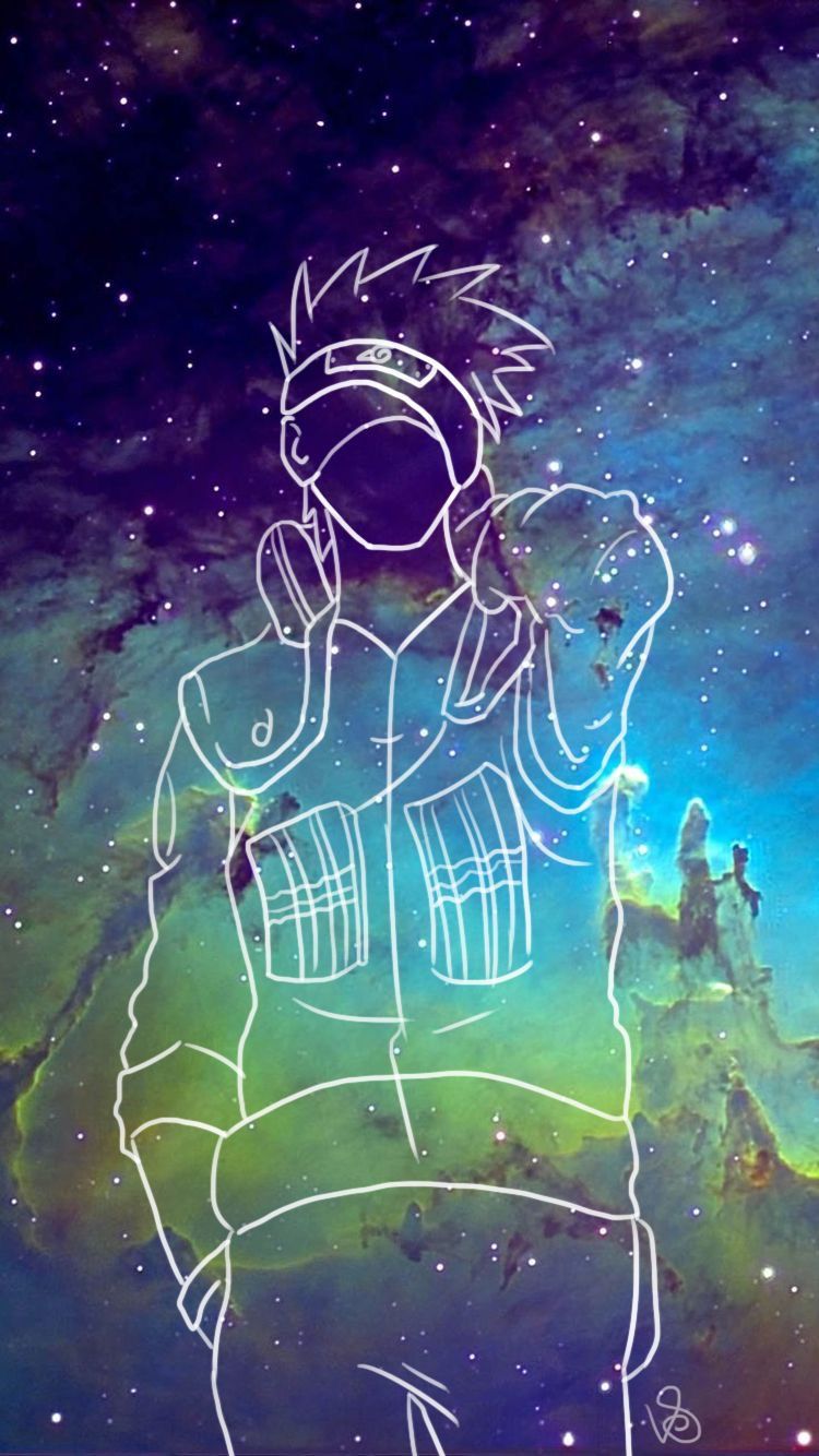 Kakashi Wallpaper - Iphone 6 Nebula , HD Wallpaper & Backgrounds