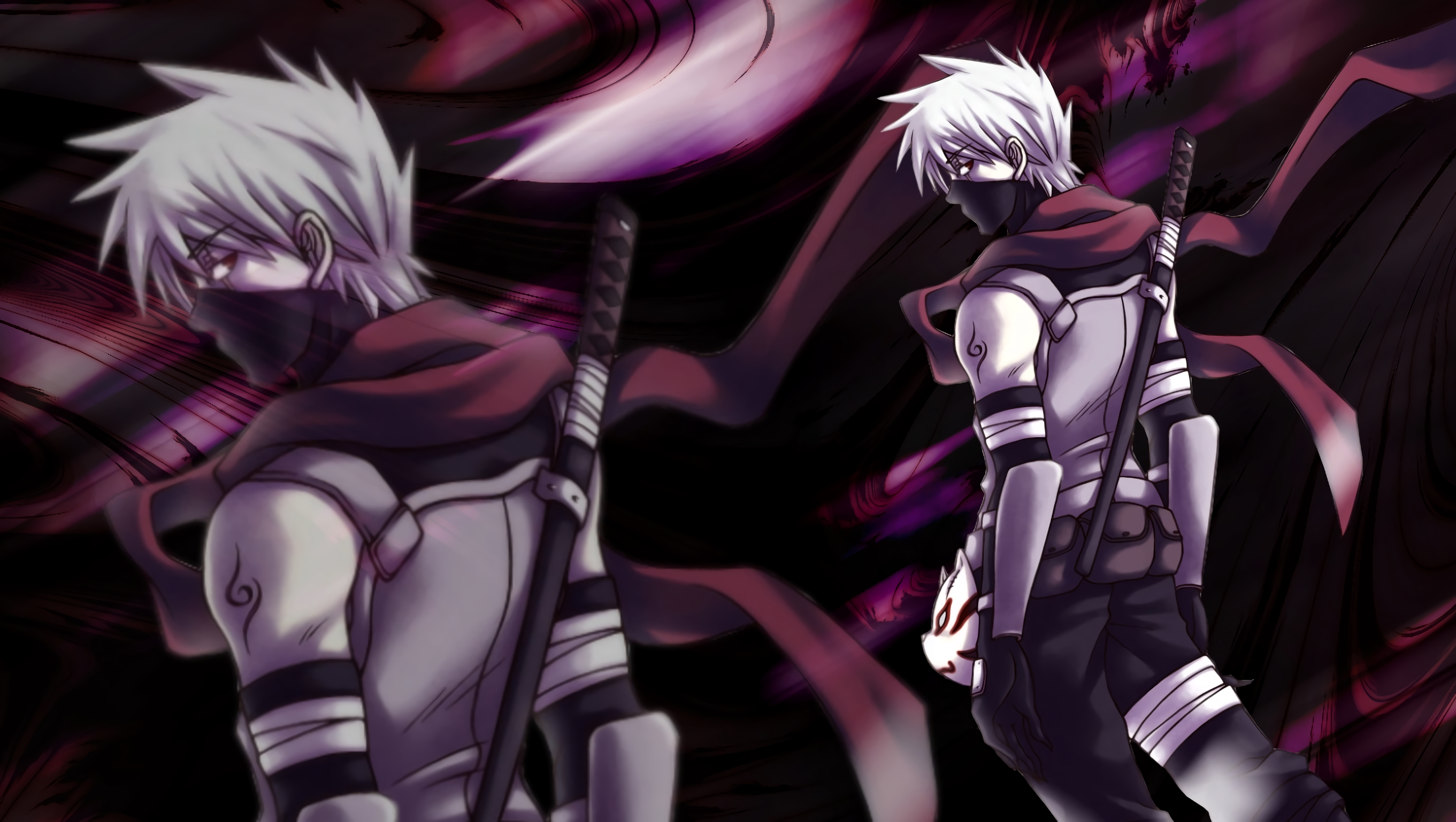 Hd Wallpaper - Anbu Kakashi , HD Wallpaper & Backgrounds